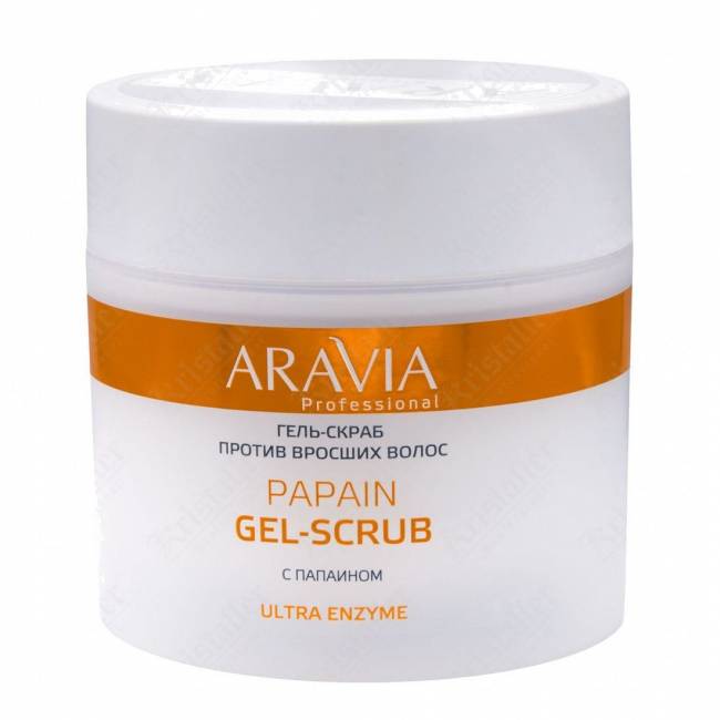 Гель-скраб против вросших волос Papain Gel-Scrub