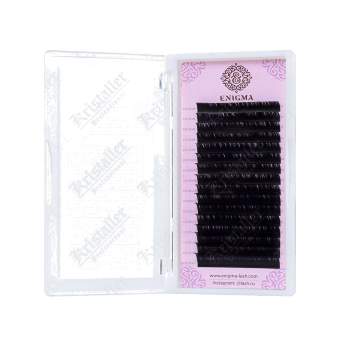 Черные ресницы «Enigma» (микс, 16 линий)