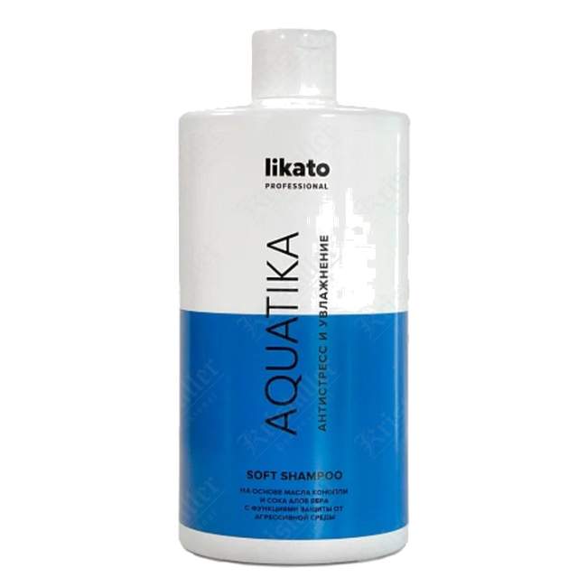 Шампунь для волос с соком алоэ вера и маслом конопли Soft Aquatika