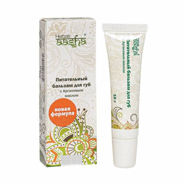 Питательный бальзам для губ с аргановым маслом, Aasha Herbals Питательный бальзам для губ с аргановым маслом, Aasha Herbals
