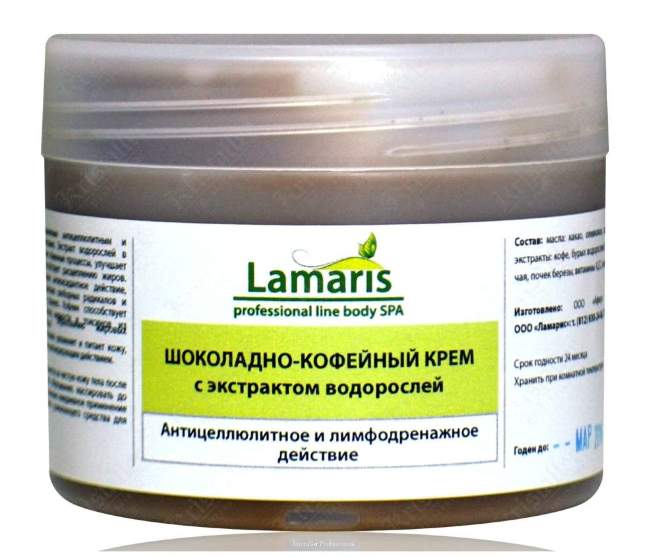 Шоколадно-кофейный крем с экстрактом водорослей
