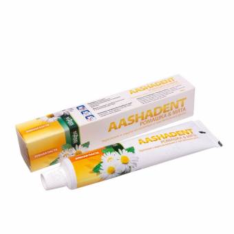 Зубная паста ромашка и мята, Aasha Herbals Зубная паста ромашка и мята, Aasha Herbals