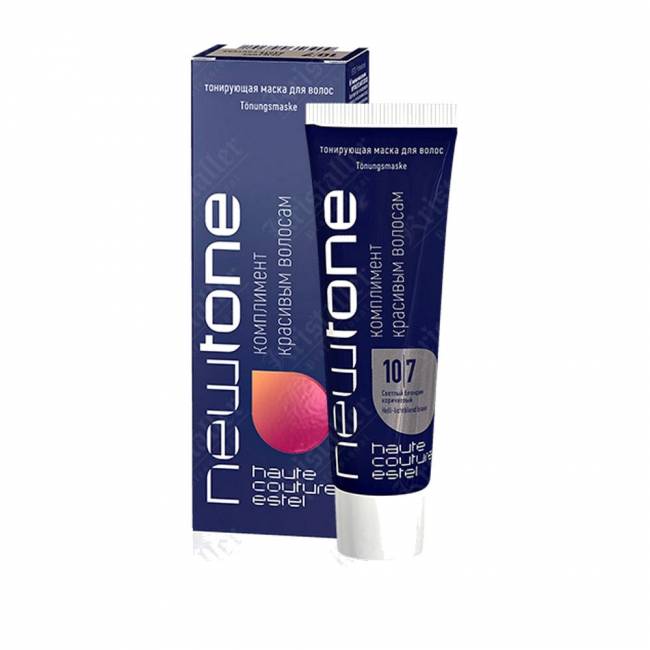 Тонирующая маска для волос NEWTONE ESTEL 10/7 Светлый блондин коричневый (60 мл)