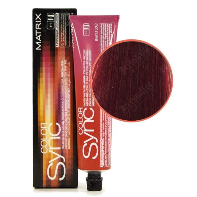 Краска для волос без аммиака Color Sync 5RR+ Краска для волос без аммиака Color Sync 5RR+