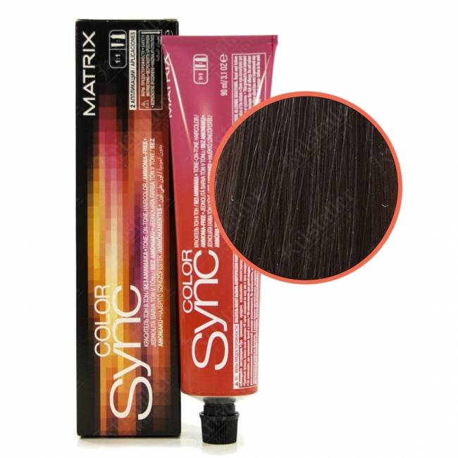 Краска для волос без аммиака Color Sync 4A Краска для волос без аммиака Color Sync 4A