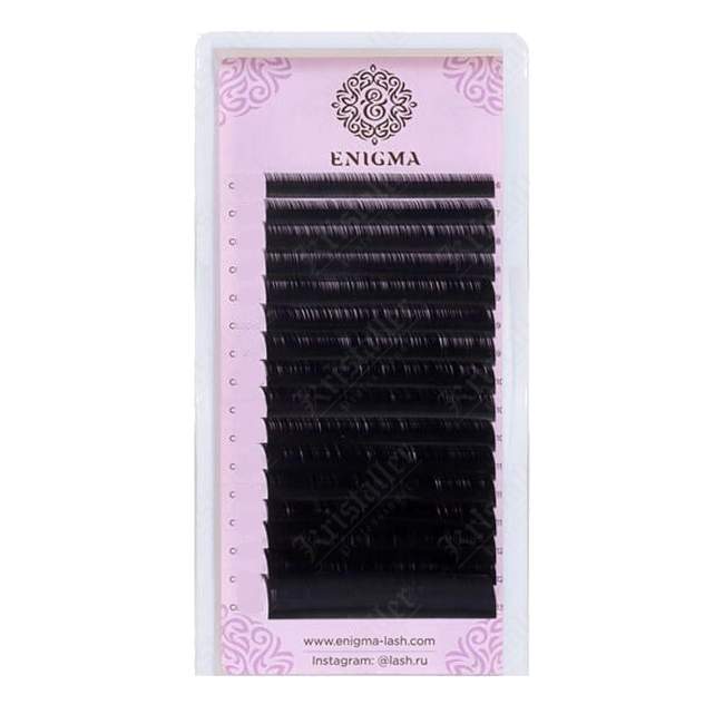 Черные ресницы ENIGMA (одна длина) 16 линий изгиб C Черные ресницы ENIGMA (одна длина) 16 линий изгиб C
