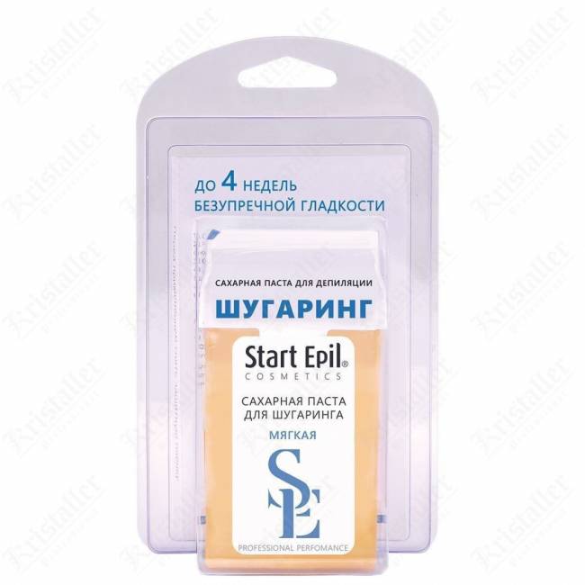 Набор паста в картридже «Мягкая» + бумажные полоски, Start Epil